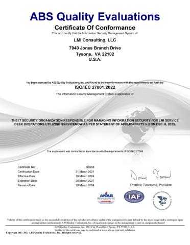 ISO/IEC 27001:2022