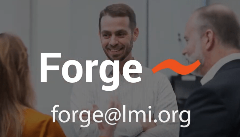 Forge logo and forge@lmi.org