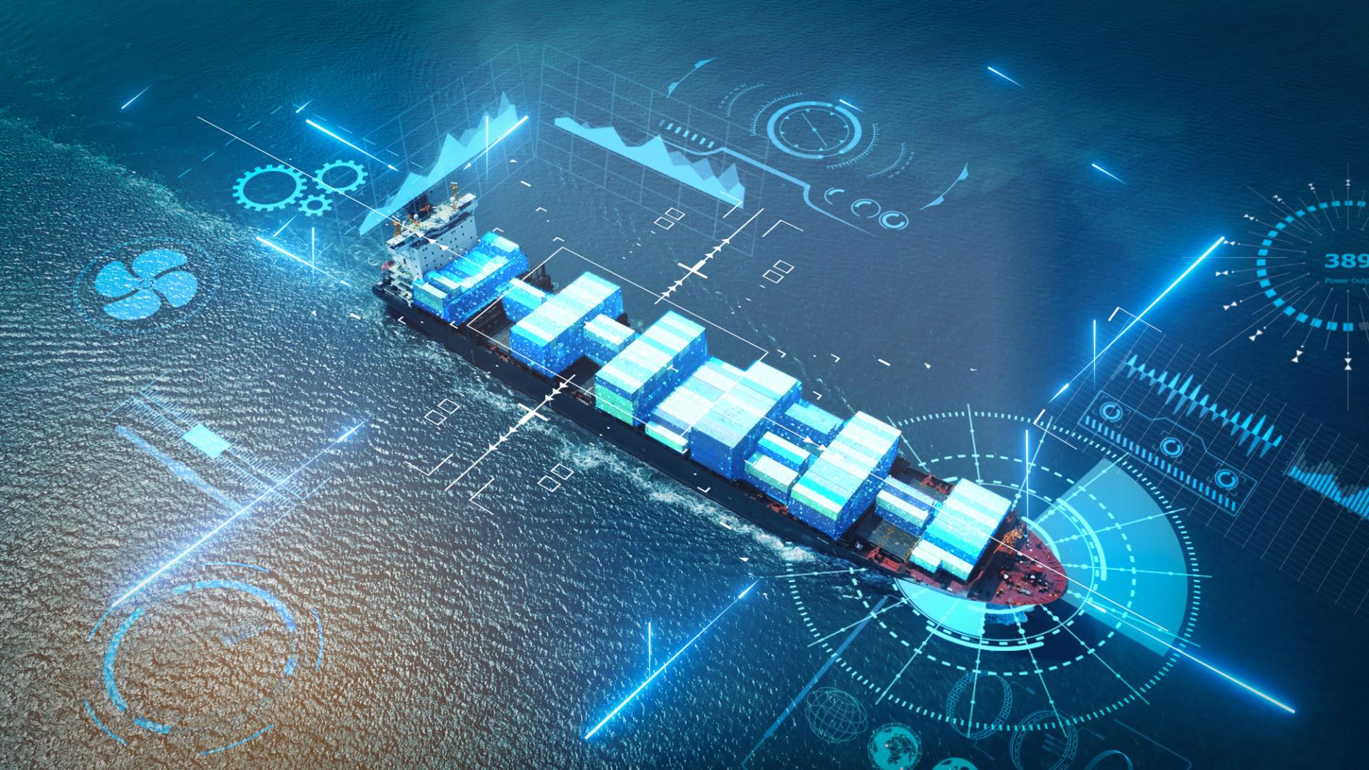 Global Logistics international delivery concept,
