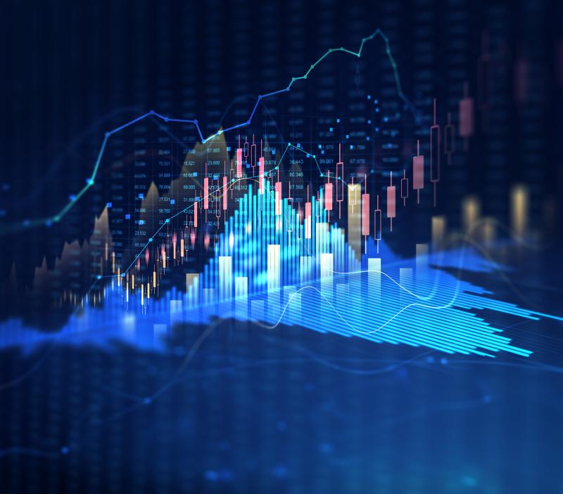 abstract data charts