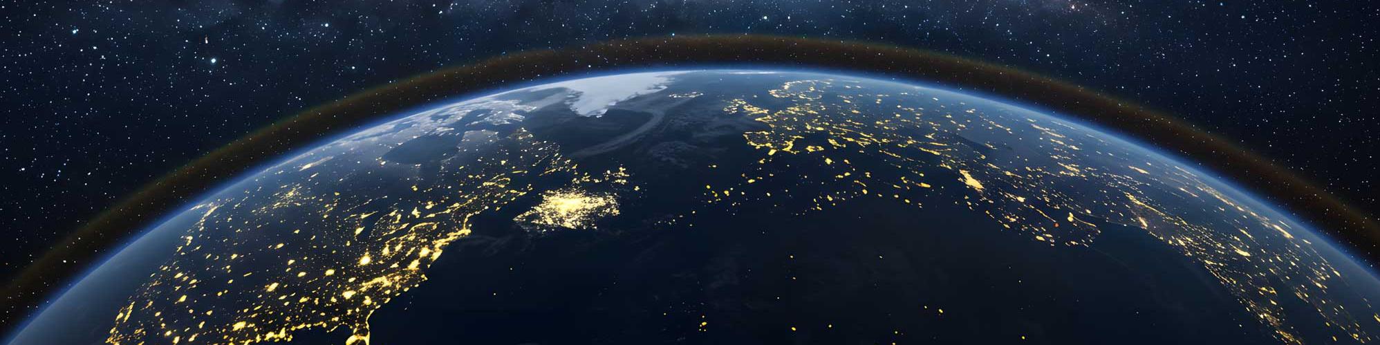 Earth at night