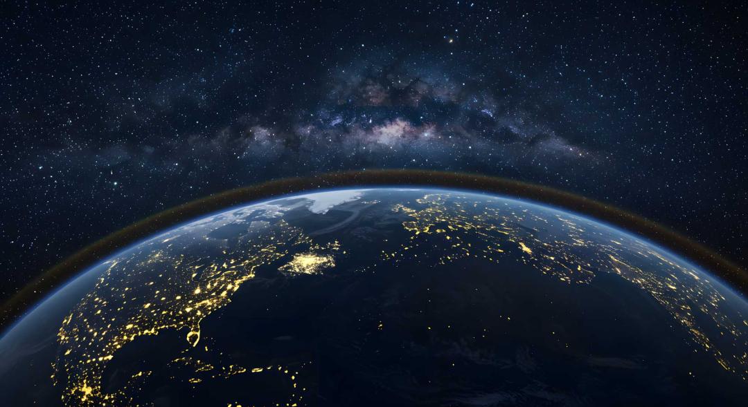 Earth at night
