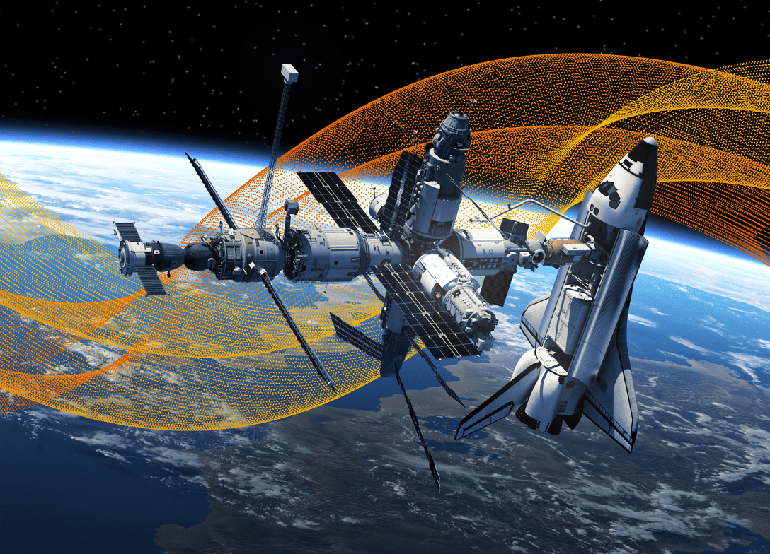 satellite in space