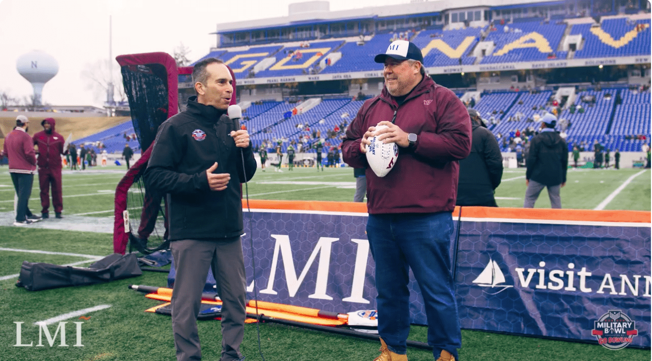 CEO Doug Wagoner at the Military Bowl, 2023